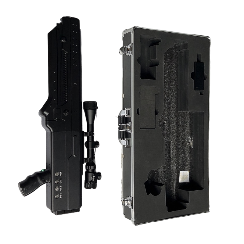  潮阳手持便携式枪型低空防御反制四通道A型